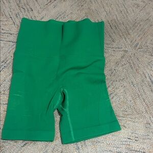 All that Jazz Vibrant Green Kids Shorts